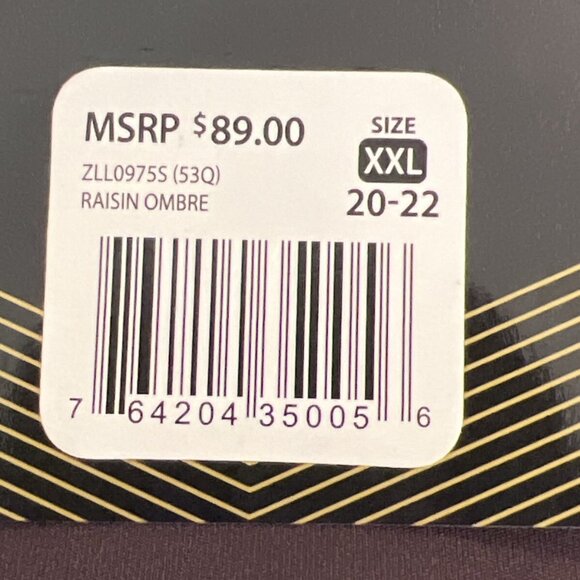 Z By Zobha Shine Legging Sz XXL Sheer Proof Coverage Yoga MSRP $89 - Picture 7 of 9